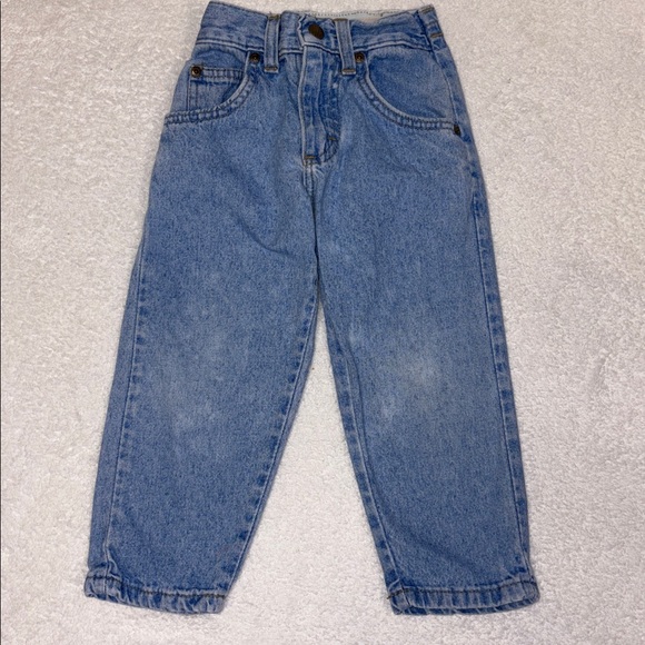Vintage 80’s riders Classic Blue Denim Kids Jeans 3t - Picture 6 of 9